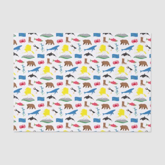 Papier Mousseline Papier Tissus de l'Alaska (Recto)