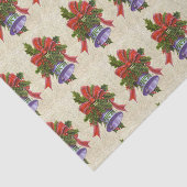 Papier Mousseline Papier Tissus de Noël Bell (Détail)