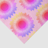 Papier Mousseline Papier Tissus de tournesol rose (Détail)