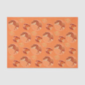 Papier Mousseline Papier Tissus Dino (Recto)