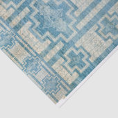 Papier Mousseline Papier Tissus En Chef Indigo (Détail)