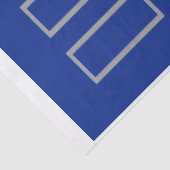 Papier Mousseline Papier Tissus Pause Bleu (Détail)