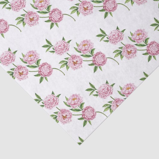 Papier Mousseline Papier Tissus Peony (Détail)