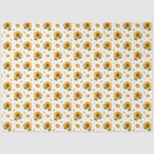 Papier Mousseline Papier Tissus Sunflower