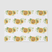 Papier Mousseline Papier Tissus Tournesol (Recto)