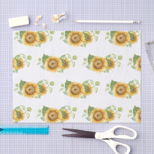 Papier Mousseline Papier Tissus Tournesol (Artisanat)