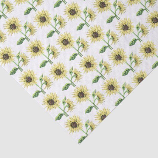 Papier Mousseline Papier Tissus Tournesol (Détail)