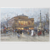 Papier Mousseline Papier Tissus vintage Paris Femmes (Recto)