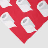 Papier Mousseline Papier Toilet Roll Funny Quarantine Thème Rouge (Détail)