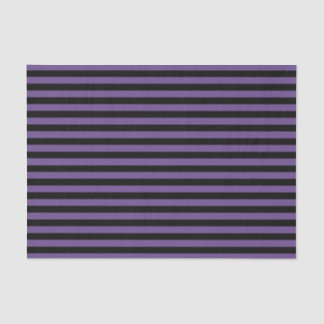 Papier Mousseline Papiers de soie de soie rayés pourpres et noirs