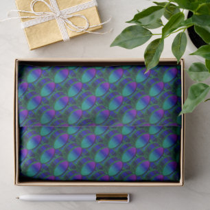 Papier Mousseline Papiers de soie motifs nuances de bleu pour grosse