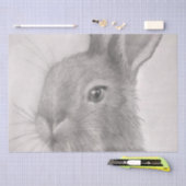 Papier Mousseline Papiers de tissus d'art lapin (Artisanat)