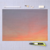 Papier Mousseline Papiers Tissus Du Coucher Du Soleil (Artisanat)