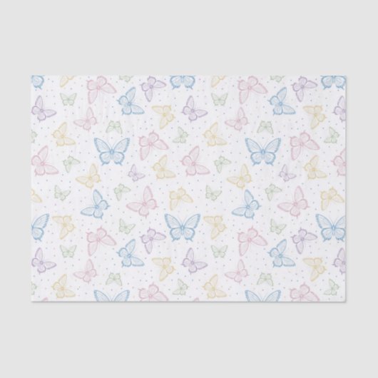 Papier Mousseline Papillon (Recto)