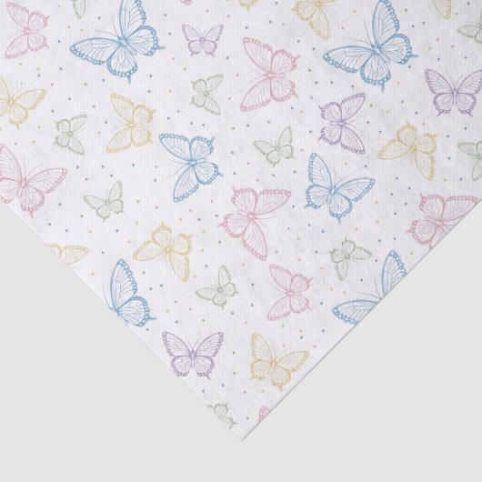 Papier Mousseline Papillon (Détail)