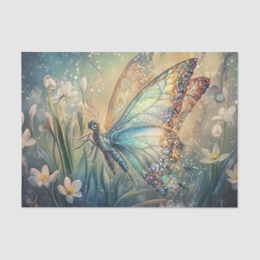 Papier Mousseline Papillon (Recto)