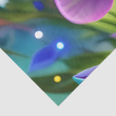 Papier Mousseline Papillon bleu brillant dans Fairy Garden (Détail)