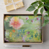 Papier Mousseline Papillon Bleu Orange ailes (Cadeau)