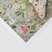 Papier Mousseline papillon botanique (Détail)