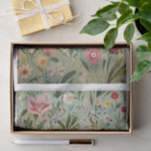 Papier Mousseline papillon botanique (Cadeau)