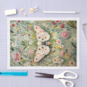 Papier Mousseline papillon botanique (Artisanat)