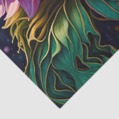 Papier Mousseline Papillon Dahlia Et Iridescente (Détail)