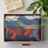 Papier Mousseline Papillon d'aquarelle multicolore rustique (Cadeau)