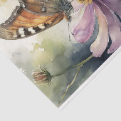 Papier Mousseline Papillon de découpage sur Cosmos (Détail)