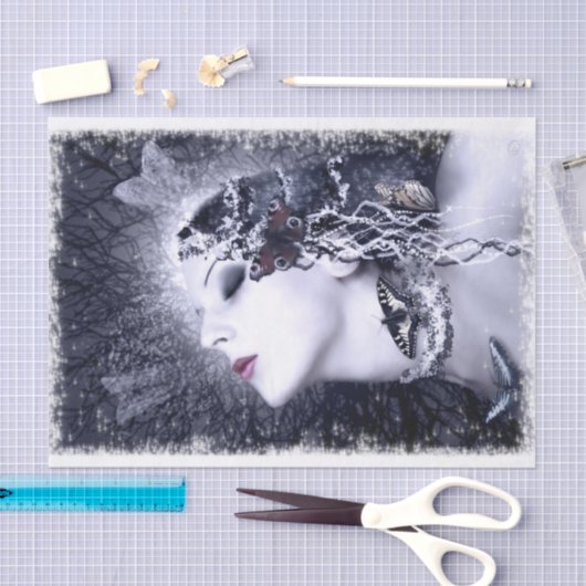 Papier Mousseline Papillon de Falln (Artisanat)