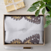 Papier Mousseline Papillon de femme peint (Cadeau)