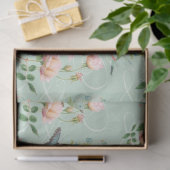 Papier Mousseline Papillon de libellule Fairy Pink Floral (Cadeau)