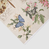 Papier Mousseline Papillon de libellule Fleurs de papillon (Détail)