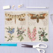 Papier Mousseline Papillon de libellule Fleurs de papillon (Artisanat)