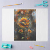 Papier Mousseline Papillon de tournesol (Artisanat)