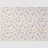 Papier Mousseline Papillon decoupage crème (Recto)