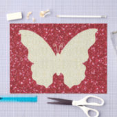 Papier Mousseline Papillon Dentelle Sur Papier Tissu De Parties scin (Artisanat)