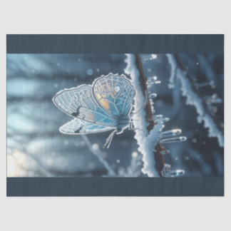 Papier Mousseline Papillon d'hiver