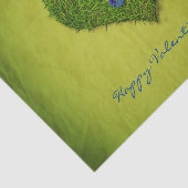 Papier Mousseline Papillon en forme de coeur (Détail)