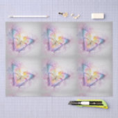 Papier Mousseline Papillon en pastel (Artisanat)