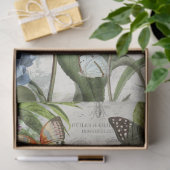 Papier Mousseline Papillon Fleur Botanique Jardin Floral Découpage (Cadeau)