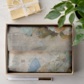 Papier Mousseline Papillon Fleur Shabby Collage Postale Découpage (Cadeau)