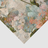 Papier Mousseline Papillon Fleur Shabby Collage Postale Découpage (Détail)