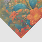 Papier Mousseline Papillon floral Whimsical (Détail)