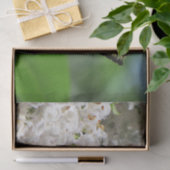 Papier Mousseline Papillon jaune sur les lilas blancs (Cadeau)