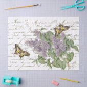 Papier Mousseline Papillon Lilac Swallowtail Craft à script français (Artisanat)