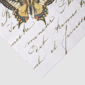 Papier Mousseline Papillon Lilac Swallowtail Craft à script français (Détail)