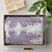 Papier Mousseline Papillon Lilac Swallowtail French Script Craft Ti (Cadeau)