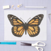 Papier Mousseline Papillon monarque (Artisanat)