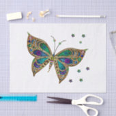 Papier Mousseline Papillon mosaïque (Artisanat)