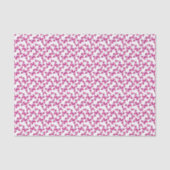 Papier Mousseline Papillon Motif Plutôt rose violet (Recto)
